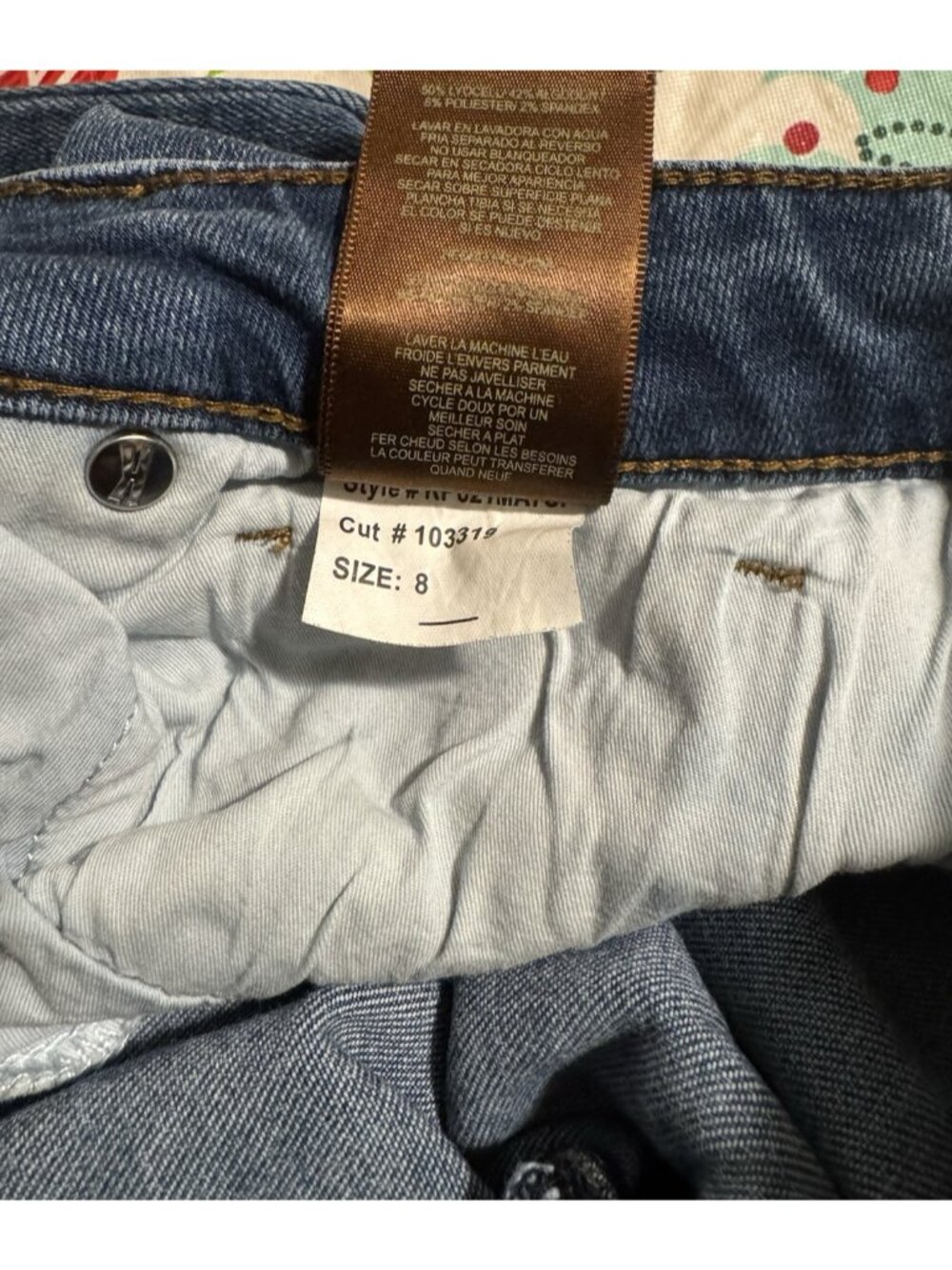 Kut For The Kloth Women Chrissy Flare Jeans Blue Size 8 preowned - Picture 8 of 8